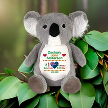 Load image into Gallery viewer, "Ozie" Koala Personalised Plush