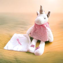 Load image into Gallery viewer, Personalised ' Misty ' Unicorn Comforter