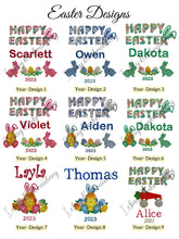 Load image into Gallery viewer, EASTER 2 Piece Personalised Blue "Buster "Bunny & Blue Bebi Bunny Snuggle Comforter Bundle