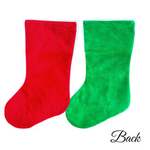 Load image into Gallery viewer, Personalised Plush Pet Inspired Embroidered Christmas Stocking