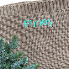 Load image into Gallery viewer, Cotton Blanket & Bamboo Muslin - 2 Piece Personalised Gift Set