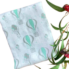 Load image into Gallery viewer, Personalised Bamboo Waffle Blanket & Bamboo Muslin Swaddle - 2 Piece Personalised Gift Set