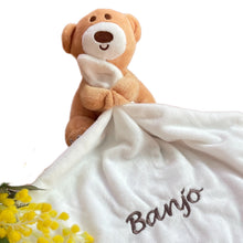 Load image into Gallery viewer, Personalised Banjo Bear Comforter