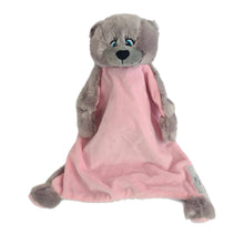 Load image into Gallery viewer, "Buzz" Teddy Bear & Pink Bebi Bear Snuggle Comforter - 2 Piece Personalised Gift Set