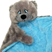 Load image into Gallery viewer, Personalised Blue Bebi Bear Snuggle Comforter