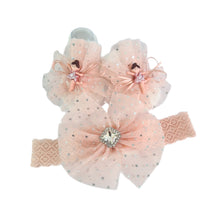 Load image into Gallery viewer, Baby Girls Headband & Sock Gift Bundle - Ballerina