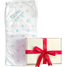 Load image into Gallery viewer, Blue Stars Personalised 100% Cotton Wrap