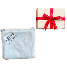 Load image into Gallery viewer, Blue Coral Fleece Personalised Blanket