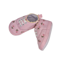 Load image into Gallery viewer, Stylish Baby Girl Embroidered Canvas Soft Soled Baby Shoes