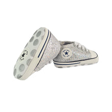 Load image into Gallery viewer, Stylish Baby Girl Sequenced/Glitter Canvas Soft Soled Pre-walker Shoes