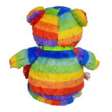 Load image into Gallery viewer, "Romeo" Rainbow Teddy Bear Personalised Plush