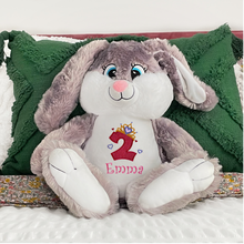 Load image into Gallery viewer, "Bandit" Bunny & Pink Bebi Bunny Snuggle Comforter - 2 Piece Personalised Gift Set