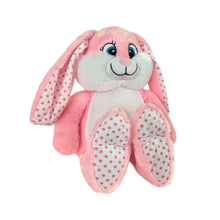 Load image into Gallery viewer, Pink "Bubbles" Bunny & Pink Bebi Bunny Snuggle Comforter - 2 Piece Personalised Gift Set