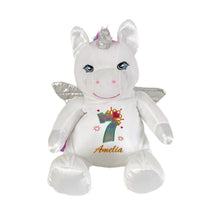 Load image into Gallery viewer, "Aurora" Rainbow Unicorn Personalised Plush