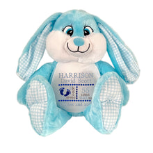 Load image into Gallery viewer, "Buster" Blue Bunny Personalised Plush