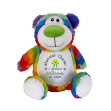 Load image into Gallery viewer, "Romeo" Rainbow Teddy Bear Personalised Plush