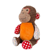 Load image into Gallery viewer, "Milo" Patchwork Monkey Personalised Plush