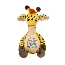 Load image into Gallery viewer, "Georgie" Giraffe Personalised Plush