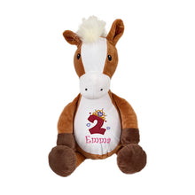 Load image into Gallery viewer, "Happy" Horse Personalised Plush