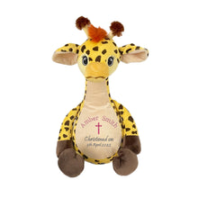 Load image into Gallery viewer, "Georgie" Giraffe Personalised Plush