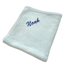 Load image into Gallery viewer, 'Blue' Personalised 100% Cotton Wrap