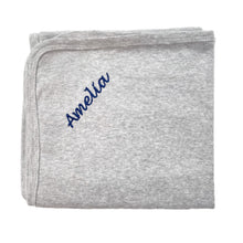 Load image into Gallery viewer, Grey Personalised 100% Cotton Wrap