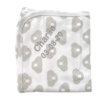Load image into Gallery viewer, Grey Koala Personalised 100% Cotton Wrap