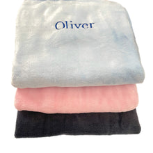 Load image into Gallery viewer, Pink Coral Fleece Personalised Blanket