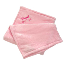 Load image into Gallery viewer, Pink Coral Fleece Personalised Blanket