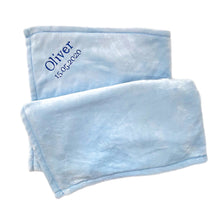 Load image into Gallery viewer, Blue Coral Fleece Personalised Blanket