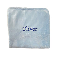 Load image into Gallery viewer, Blue Coral Fleece Personalised Blanket