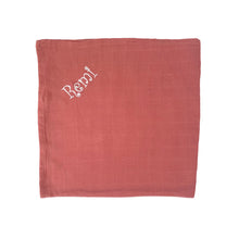 Load image into Gallery viewer, ' Plum ' Personalised Bamboo Muslin