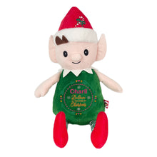 Load image into Gallery viewer, "Bing Elf" Personalised Christmas Plush