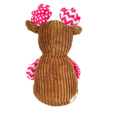 Load image into Gallery viewer, Christmas Stocking & Personalised Pink Reindeer Plush- 2 Piece Personalised Christmas Gift Set