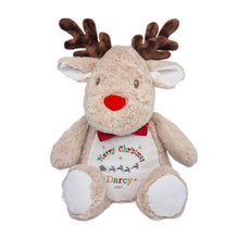 Load image into Gallery viewer, "Rudolph Reindeer" Personalised Christmas Plush