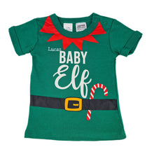 Load image into Gallery viewer, Baby Elf Christmas Outfit- 6-12months- 2 Piece Christmas Gift Set