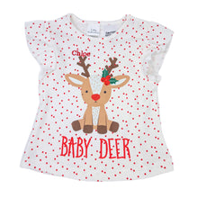 Load image into Gallery viewer, Baby Deer Outfit- 12-18 months- 2 Piece Personalised Christmas Gift Set