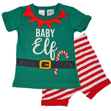 Load image into Gallery viewer, Baby Elf Christmas Outfit- 6-12months- 2 Piece Christmas Gift Set