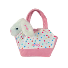 Load image into Gallery viewer, Personalised Plush Easter Bunny in a bag