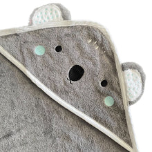 Load image into Gallery viewer, Personalised Koala Cotton Hooded Baby Towel