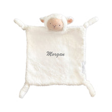 Load image into Gallery viewer, Personalised 'Lucky' Lamb Snuggle Comforter