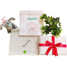 Load image into Gallery viewer, Personalised Bamboo Waffle Blanket & Pup Comforter - 2 Piece Personalised Gift Set