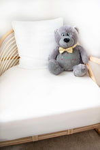Load image into Gallery viewer, "Buzz" Grey Teddy Bear Personalised Plush
