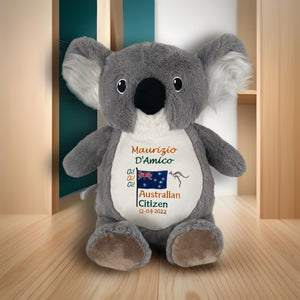 "Ozie" Koala Personalised Plush