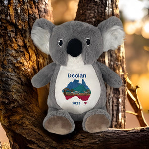 "Ozie" Koala Personalised Plush