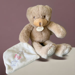 Personalised ' Brite ' Bear Comforter