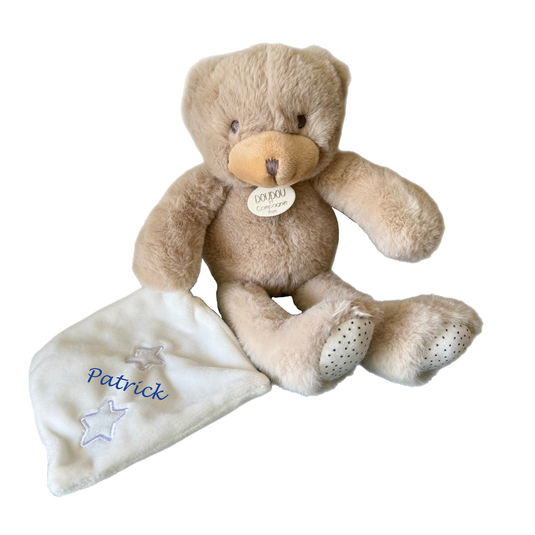 Personalised ' Brite ' Bear Comforter