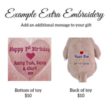 Load image into Gallery viewer, &quot;Snowy&quot; Personalised Christmas Plush
