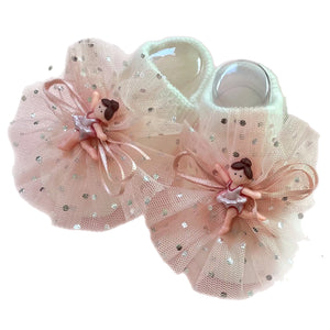 Baby Girls Headband & Sock Gift Bundle - Ballerina