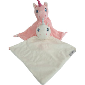 Personalised Unicorn Comforter White